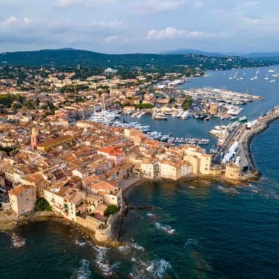 Veduta aerea di Saint Tropez