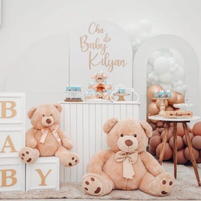 allestimento per una festa per il baby shower