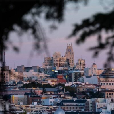 panoramica di madrid