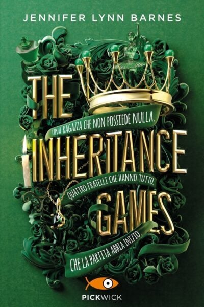 copertina del libro The inheritance games  di Jennyfer Lynn Barnes